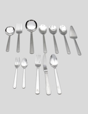 Set cubiertos Alzasi de acero inoxidable 74 piezas