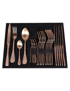 Set cubiertos Herdmar Betty de acero inoxidable 24 piezas