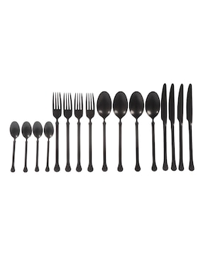 Set Cubiertos Herdmar Kiev De Acero Inoxidable 16 Piezas