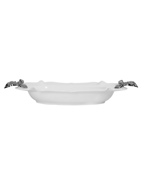 Platón Crown Baccara Rodavento de porcelana