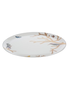 Platón Bernardaud Aux Oiseaux de porcelana