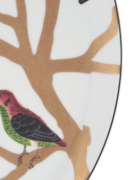 Platón Bernardaud Aux Oiseaux de porcelana