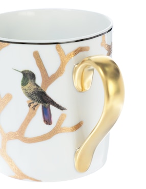 Set de tazas americana Bernardaud Aux Oiseaux 2 piezas