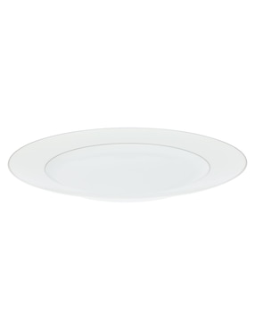 Plato trinche Bernardaud Dune de porcelana
