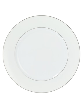 Plato trinche Bernardaud Dune de porcelana
