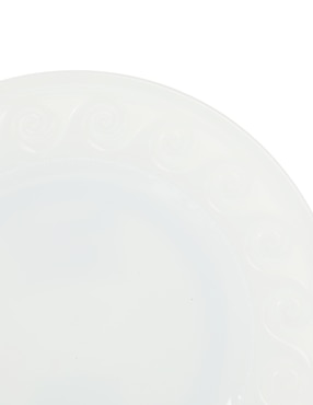 Plato pan Bernardaud Louvre de porcelana