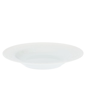 Plato sopa Bernardaud Louvre de porcelana