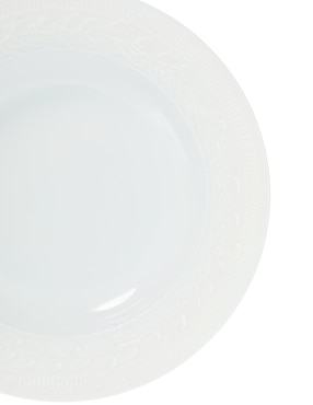 Plato sopa Bernardaud Louvre de porcelana