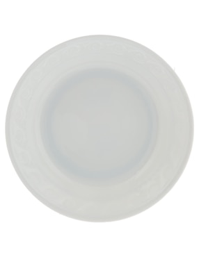 Plato hondo Bernardaud Louvre de porcelana