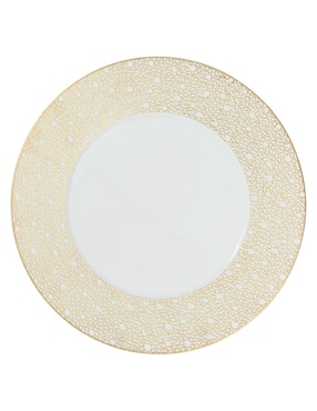 Plato base Bernardaud Eucume Mordore de porcelana