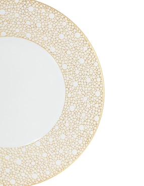 Plato ensalada Bernardaud Ecume Mordoré de porcelana