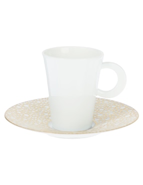 Taza Terno Bernardaud Ecume Mordore 2 Piezas