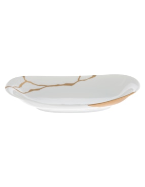 Platón Bernardaud Kintsugi de porcelana