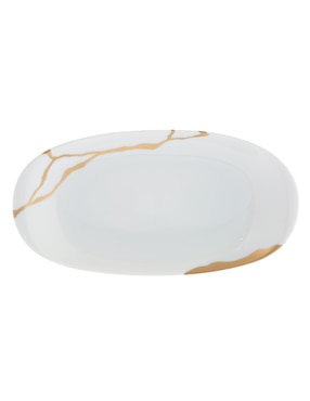 Platón Bernardaud Kintsugi de porcelana