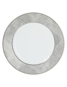 Plato pan Bernardaud Sauvage de porcelana