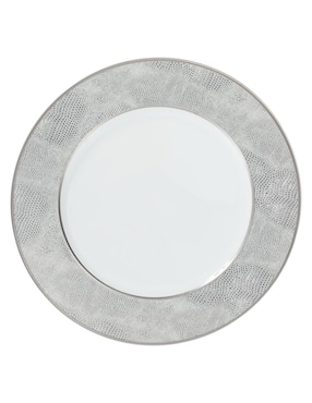 Plato trinche Bernardaud Sauvage de porcelana