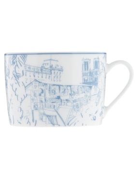 Set de tazas terno Bernardaud Tout Paris 8 piezas