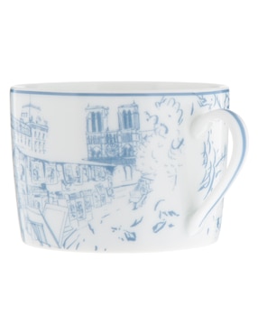 Set de tazas terno Bernardaud Tout Paris 8 piezas