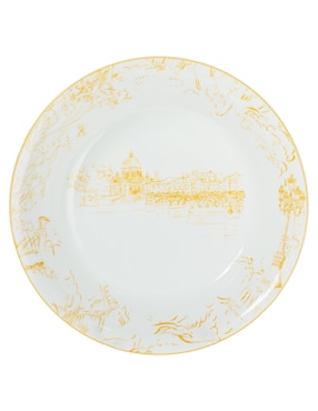 Plato hondo Bernardaud Tout Paris de porcelana