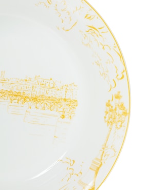 Plato hondo Bernardaud Tout Paris de porcelana