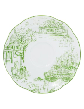Taza terno Bernardaud Tout Paris 2 piezas