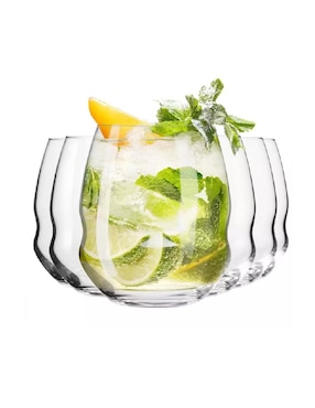 Vaso Dof Krosno Inel de vidrio