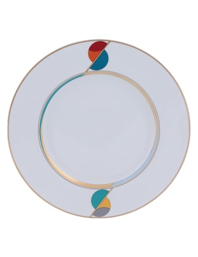 Plato trinche Vista Alegre Futurismo de porcelana
