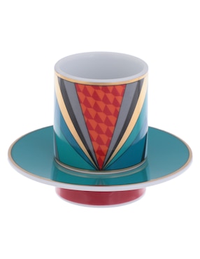 Set de tazas terno Vista Alegre Futurismo 8 piezas