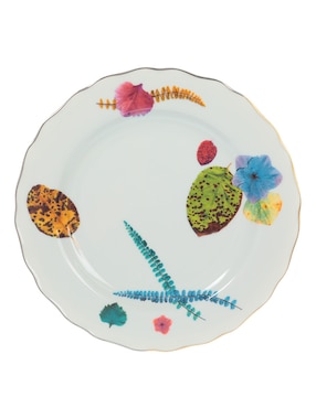 Plato pan Vista Alegre Caribe de porcelana