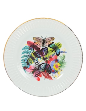 Plato postre Vista Alegre Caribe de porcelana