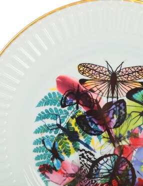 Plato postre Vista Alegre Caribe de porcelana