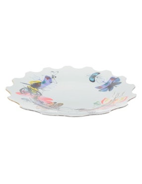 Plato Trinche Vista Alegre Caribe De Porcelana