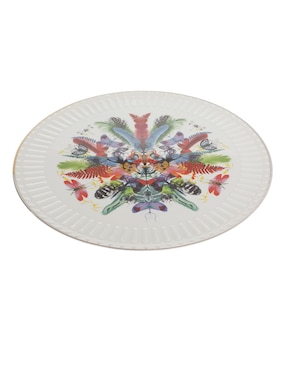 Plato Base Vista Alegre Caribe De Porcelana