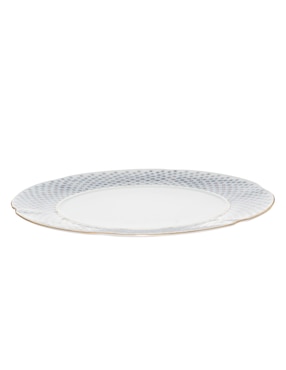 Plato Trinche Vista Alegre Constellation De Porcelana