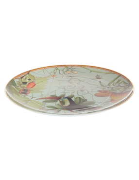 Plato Base Vista Alegre Amazonia De Porcelana