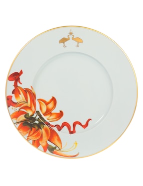 Plato postre Vista Alegre Amazonia de porcelana