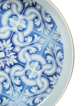 Ensaladera Vista Alegre Transatlántica de porcelana