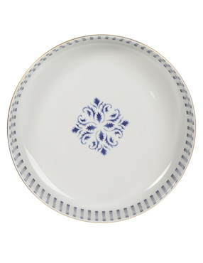 Ensaladera Vista Alegre Transatlántica de porcelana