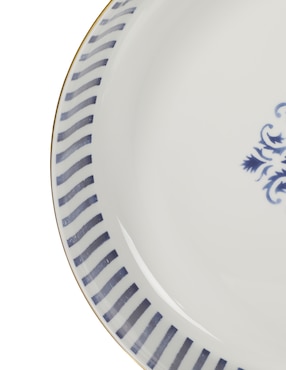 Ensaladera Vista Alegre Transatlántica de porcelana