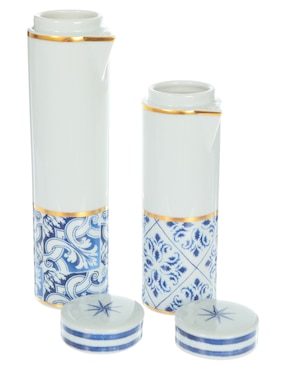 Set de aceite y vinagre Vista Alegre Transatlántica de porcelana