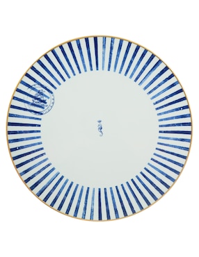 Plato base Vista Alegre Transatlántica de porcelana