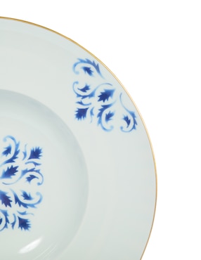 Plato hondo Vista Alegre Transatlántica de porcelana