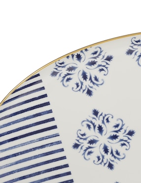 Platón Vista Alegre Transatlántica de porcelana