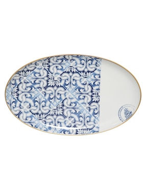 Platón Vista Alegre Transatlántica de porcelana