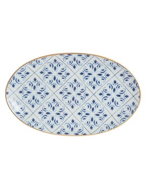 Platón Vista Alegre Transatlántica de porcelana