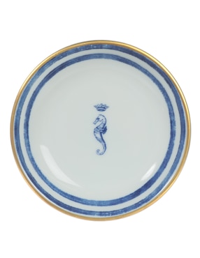 Mantequellero Vista Alegre Trasatlántica de porcelana