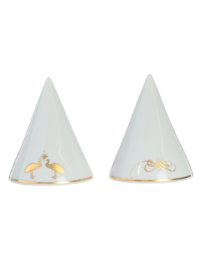 Set salero y pimentero Vista Alegre Amazonia de porcelana