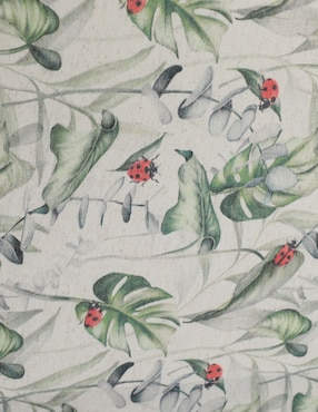 Mantel rectangular de lino Bowtique