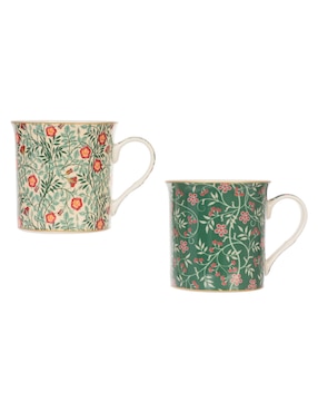 Set De Tazas Americanas N Narrative Floral Fantasy 2 Piezas