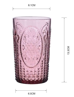 Vaso N Narrative de vidrio